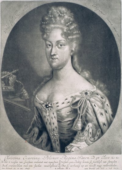 Christine Eberhardyn (geb. 1671) 1697 von Pieter Schenk